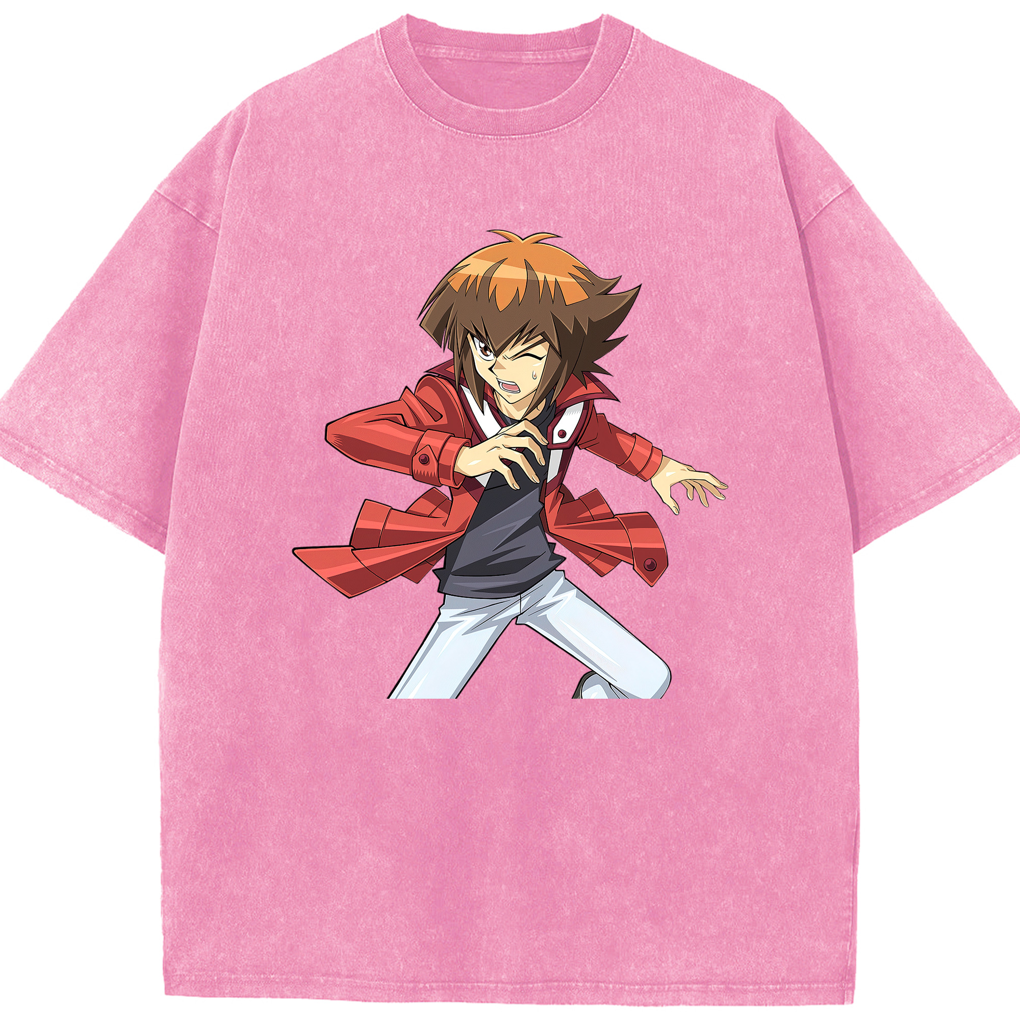 （画像用） 遊☆戯☆王 Yu-Gi-Oh! 綿100% ヴィンテージ風 半袖Tシャツ（フロントプリント）
